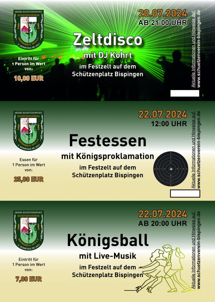 Kombi-Ticket Schützenfest 2024